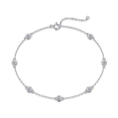 1Smart Bubble Luxury Fashion Mossan Diamond S925 Silver Bracelet Comparable To Natural Diamonds Prohibit TikTok sales - 5 - CJ