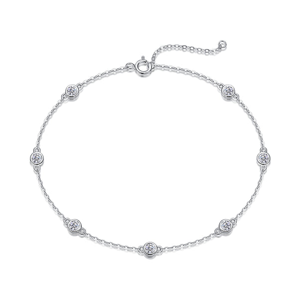 1Smart Bubble Luxury Fashion Mossan Diamond S925 Silver Bracelet Comparable To Natural Diamonds Prohibit TikTok sales - 5 - CJ
