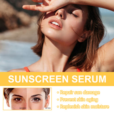 EELHOE Sunscreen Serum, Outdoor Protection Brightening Skin Hydrating Non - Greasy Moisturizing Skin Protection Serum - 5 - CJ