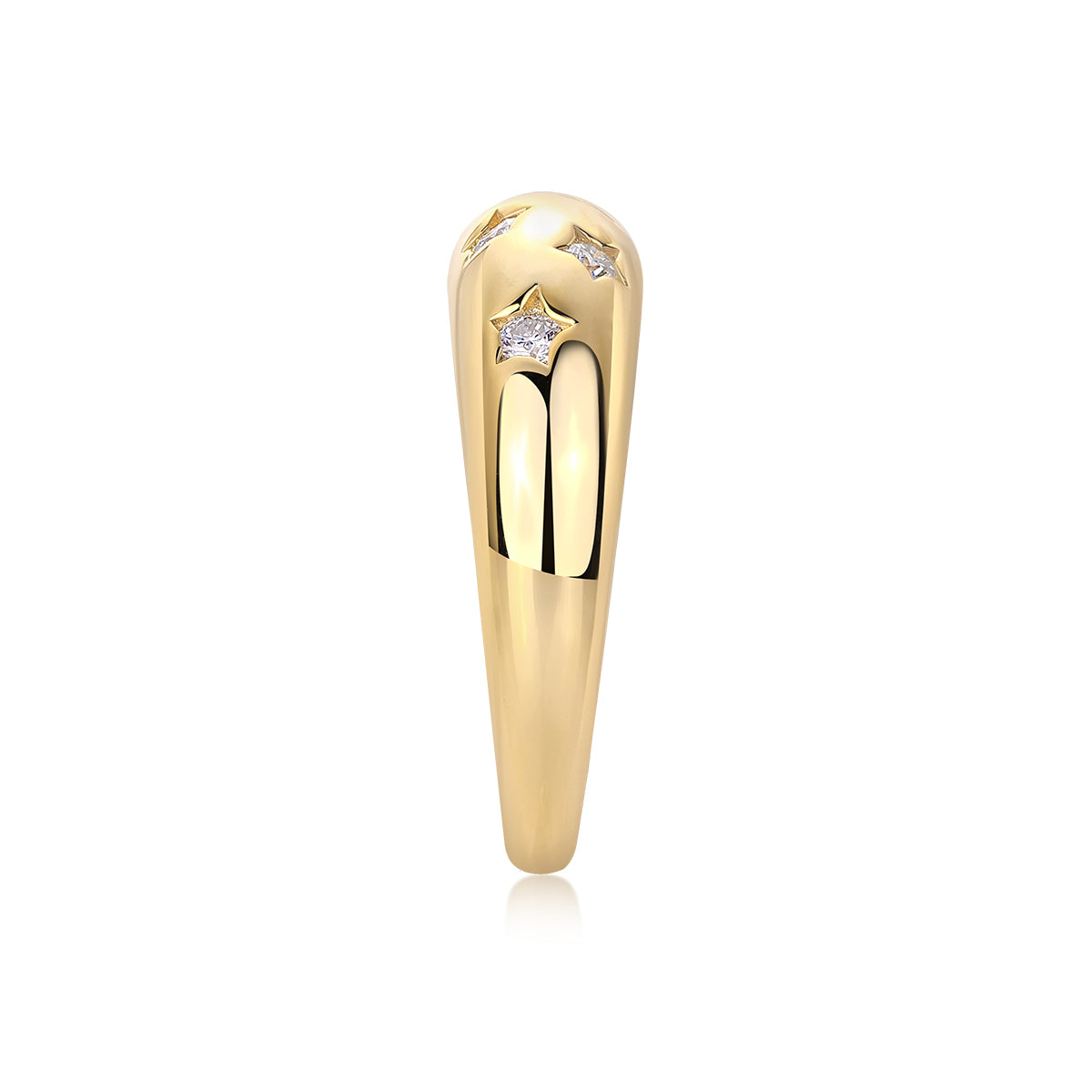 1Trendy Diamond Rings, Wedding Rings, Luxury Fashion, Silver Rings Set With Moissanite Prohibit TikTok sales - 5 - CJ