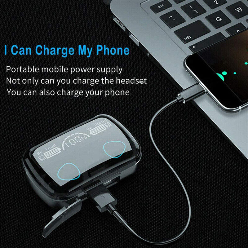 TWS Wireless 5.1 Waterproof Bluetooth Sports Waterproof Earphones - 5 - CJ