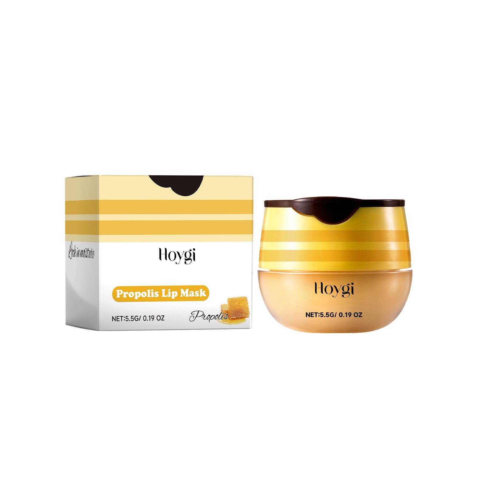 Hoygi Propolis Lip Mask, Fade Lip Lines, Anti - Crack Lip Balm Moisturizing Lip Care Lip Mask - 5 - CJ