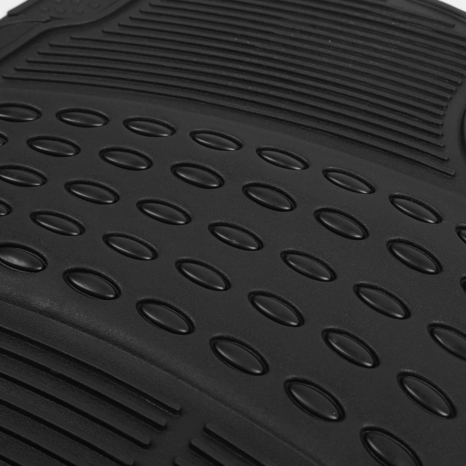 1Set Automotive Floor Mats With Front And Rear PVC Rubber Floor Mats Heavy Duty Drive Vehicle Car Mats With Trimmable Design Fit Most Cars SUVs Trucks - 5 - CJ