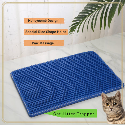 Double - layer Rice Cat Litter Mat - 5 - CJ