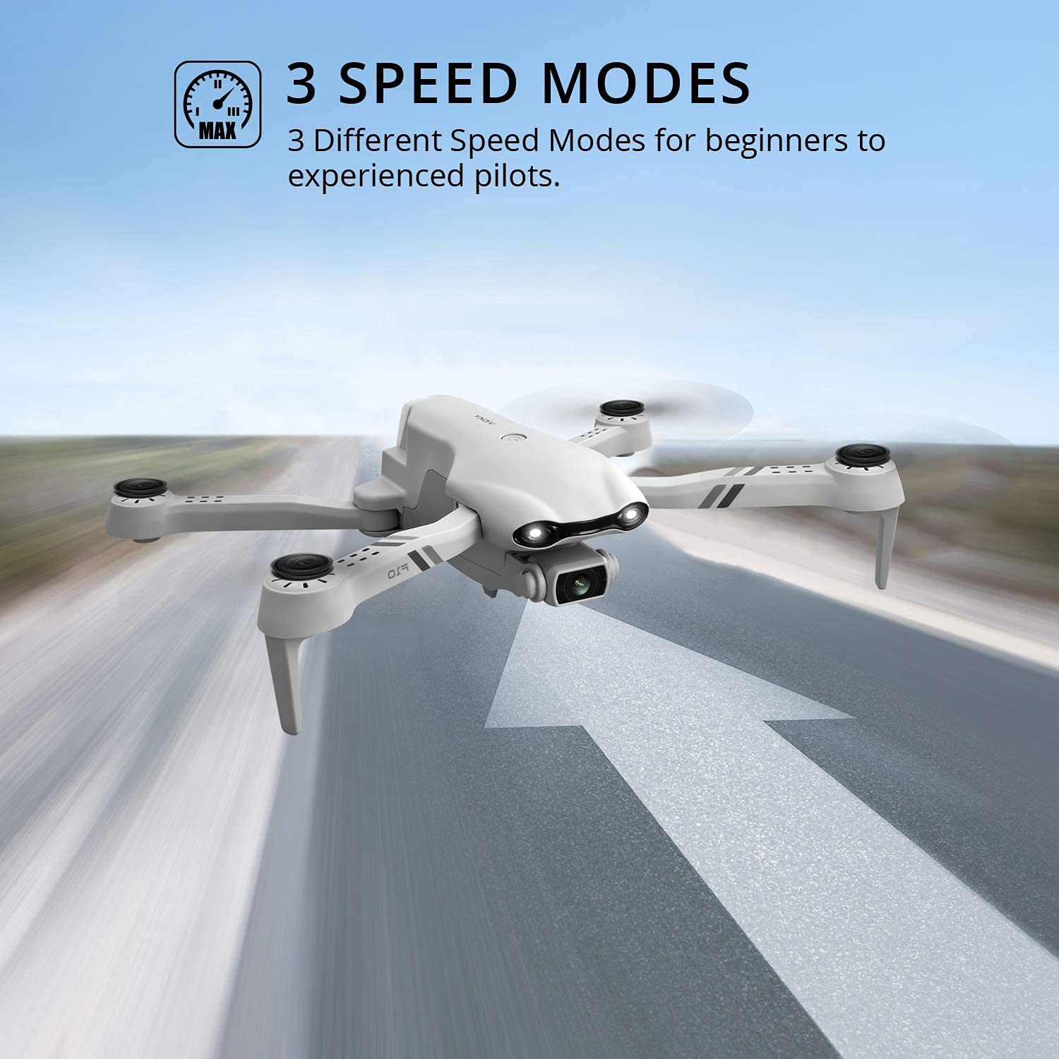 UK  F10 Foldable Drone With Camera WIFI FPV For Adults,1080P HD FPV Live Video RC Quadcopter,Logistics Is Randomly Sent By EVRI,ROYAL MAIL,Amazon Logistics - 5 - CJ