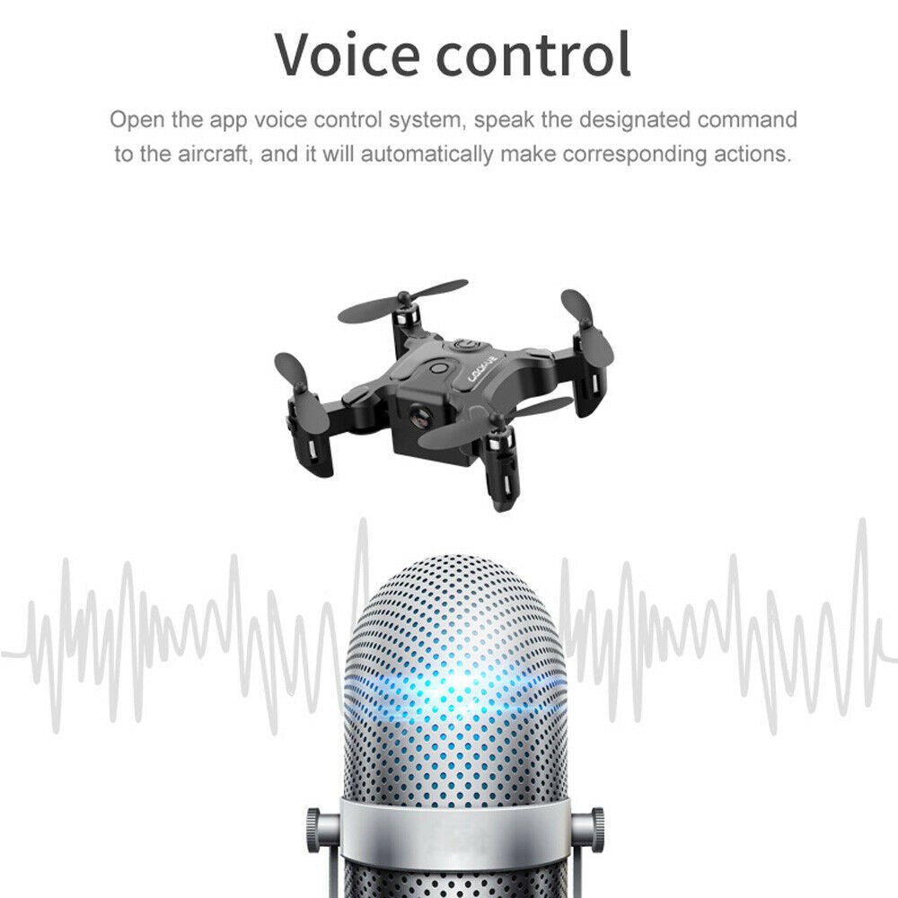 AU 4DRC V2 Mini Drone Selfie WIFI FPV With HD Camera Foldable Arm RC Quadcopter Toy.