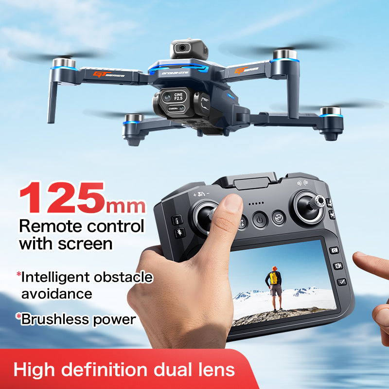 GT8 Brushless Motor Drone With 6K HD Camera & 5G FPV Transmission Free RC Quadcopter, Obstacle Avoidance, Altitude Hold One - Key Return To Foldable For Aerial Photography - 5 - CJ