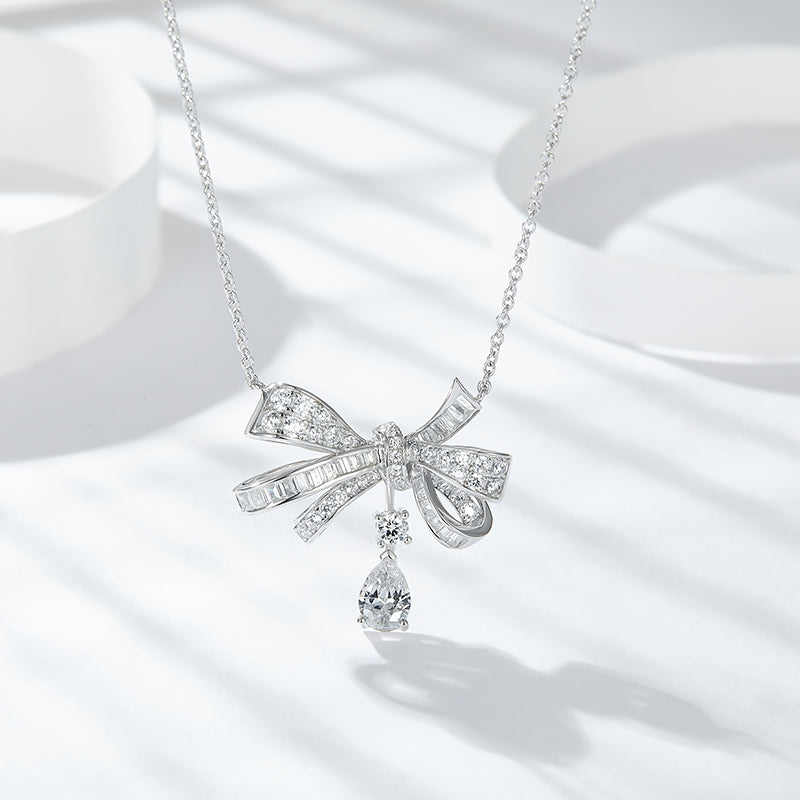 1Butterfly - A Fashionable And Luxurious Diamond Jewelry Pendant Set With Moissanite S925 Sterling Silver And Platinum Plating Prohibit TikTok sales - 5 - cjdropshipping