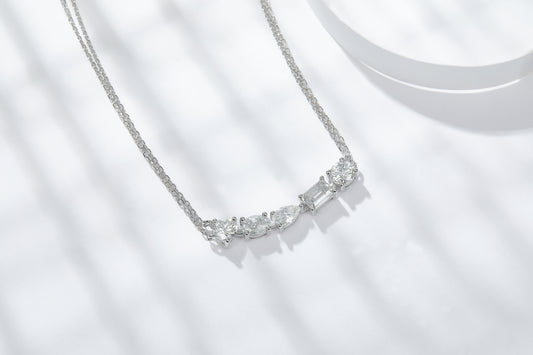 1Galaxy - A Fashionable And Luxurious Diamond Jewelry Pendant Set With Moissanite S925 Sterling Silver And Platinum Plating Prohibit TikTok sales - 5 - CJ