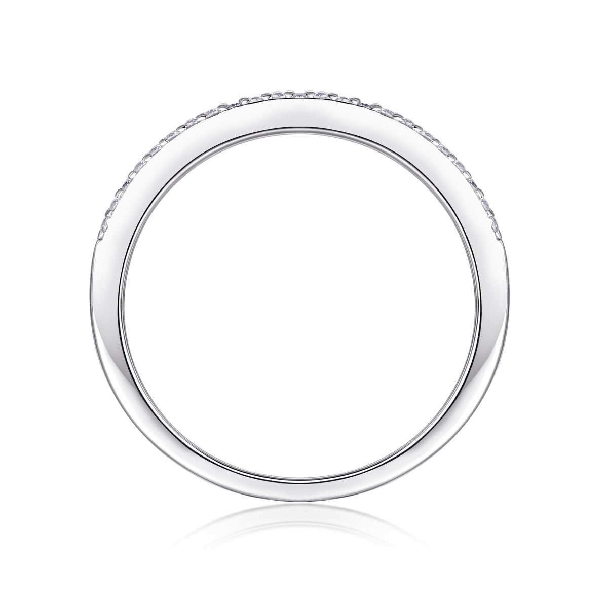 1Arrange The Square Diamond Ring Luxury Fashion Moissanite Silver Ring Prohibit TikTok sales - 5 - CJ