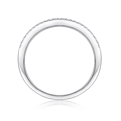 1Arrange The Square Diamond Ring Luxury Fashion Moissanite Silver Ring Prohibit TikTok sales - 5 - CJ