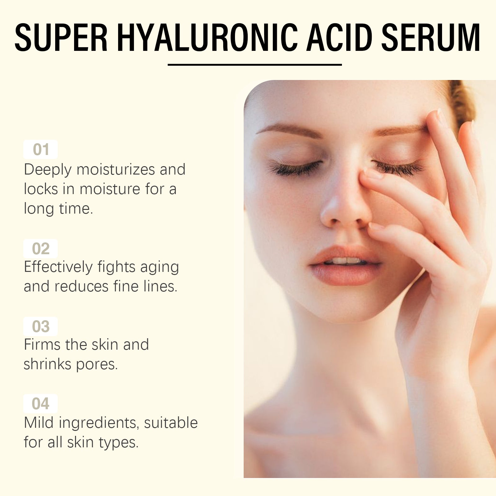 OUHOE Firming Essence, Facial Essence Moisturizes Skin, Rejuvenates And Hydrates, Firming And Tenderizing Skin - 5 - CJ