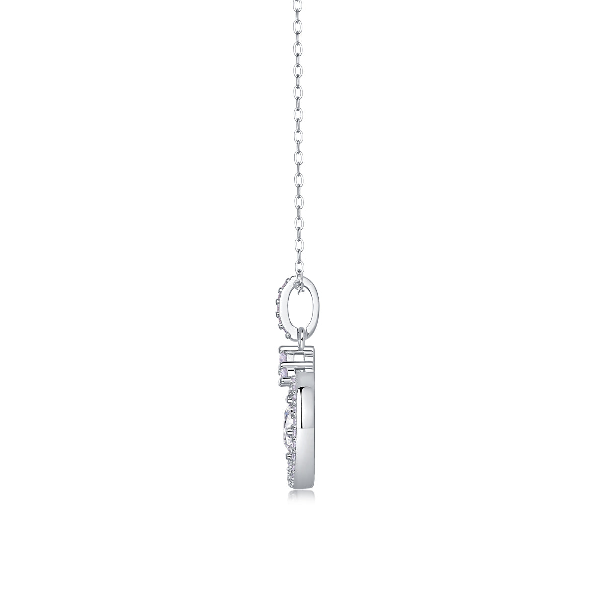 1Love Ring - A Fashionable And Luxurious Diamond Jewelry Pendant Set With 1 - carat Moissan Diamond S925 Sterling Silver And Platinum Plating Prohibit TikTok sales - 5 - CJ