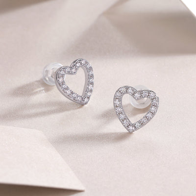 1From The Heart - Fashionable, Trendy And Affordable Jewelry With Moissanite S925 Sterling Silver And Platinum - plated Stud Earrings Prohibit TikTok sales - 5 - CJ