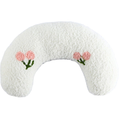 Little Pillow For Cats Fashion Neck Protector Deep Sleep Puppy U - Shaped Pillow Pets Pillow Kitten Headrest Dog Sleeping Pillow Pet Products - 0 - CJ - White - 2PCS - CJMY133192204DW