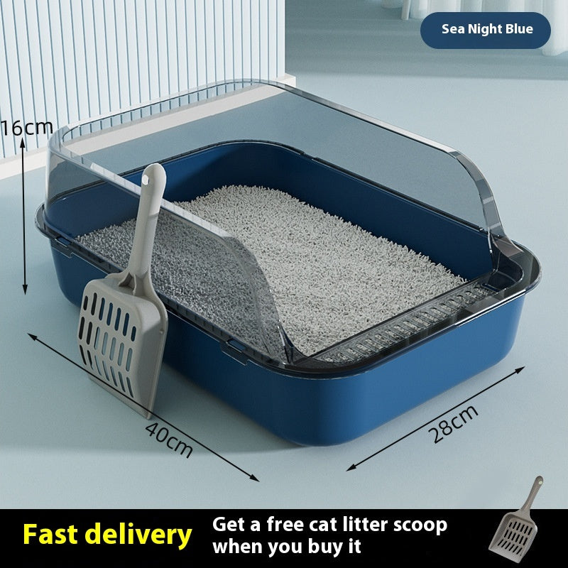 Litter Box Splash - proof Semi - closed - 0 - CJ