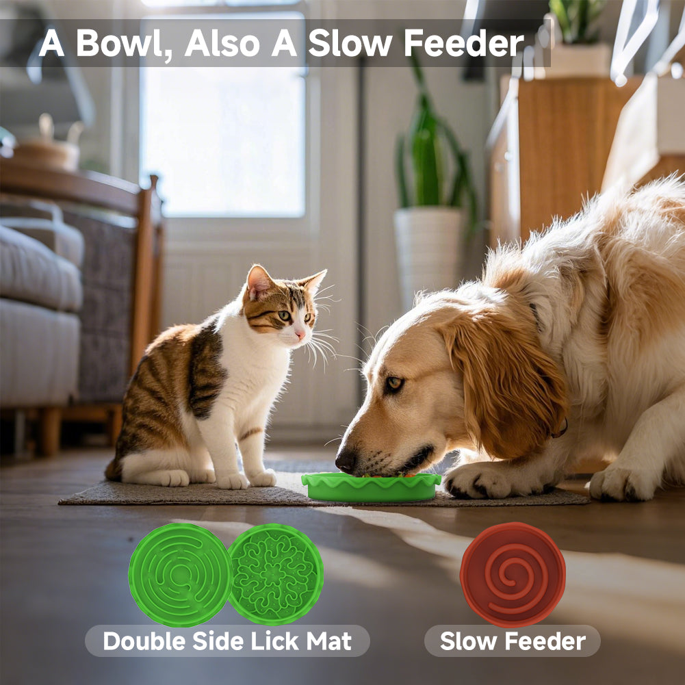 Hamburger Appearance Pet Cat And Dog Bowl Combination Multi - layer Five - in - one - 5 - CJ