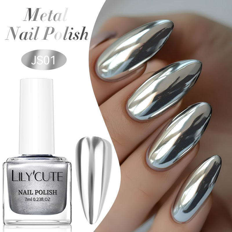 Quick - dry Metallic Mirror Nail Polish, No Baking Required - 0 - CJ