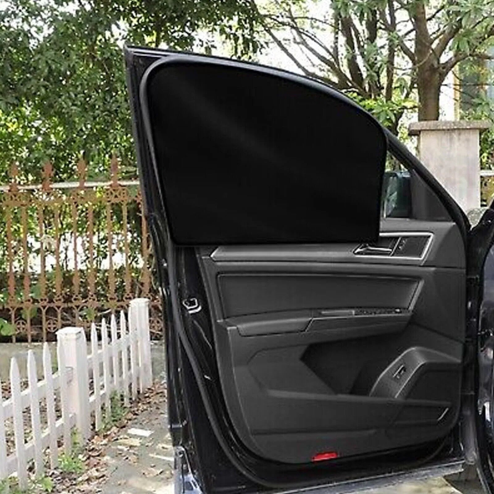 4X Magnetic Car Side Front Rear Window Sun Shade Cover Mesh Shield UV Protection - 5 - cjdropshipping