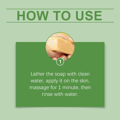 OUHOE Mint Lemon Solid Soap Gently Cleanses The Body And Moisturizes The Skin With Hand - Made Essential Oil Nourishing Bath Soap - 5 - CJ