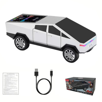 WS - 580 Bluetooth Pickup Truck Portable Speaker With Display, High - definition Sound, TWS Pairing, FM Radio, Built - in Microphone For Hands - free Calls, A Surprising Gift For Car Enthusiasts - 5 - CJ