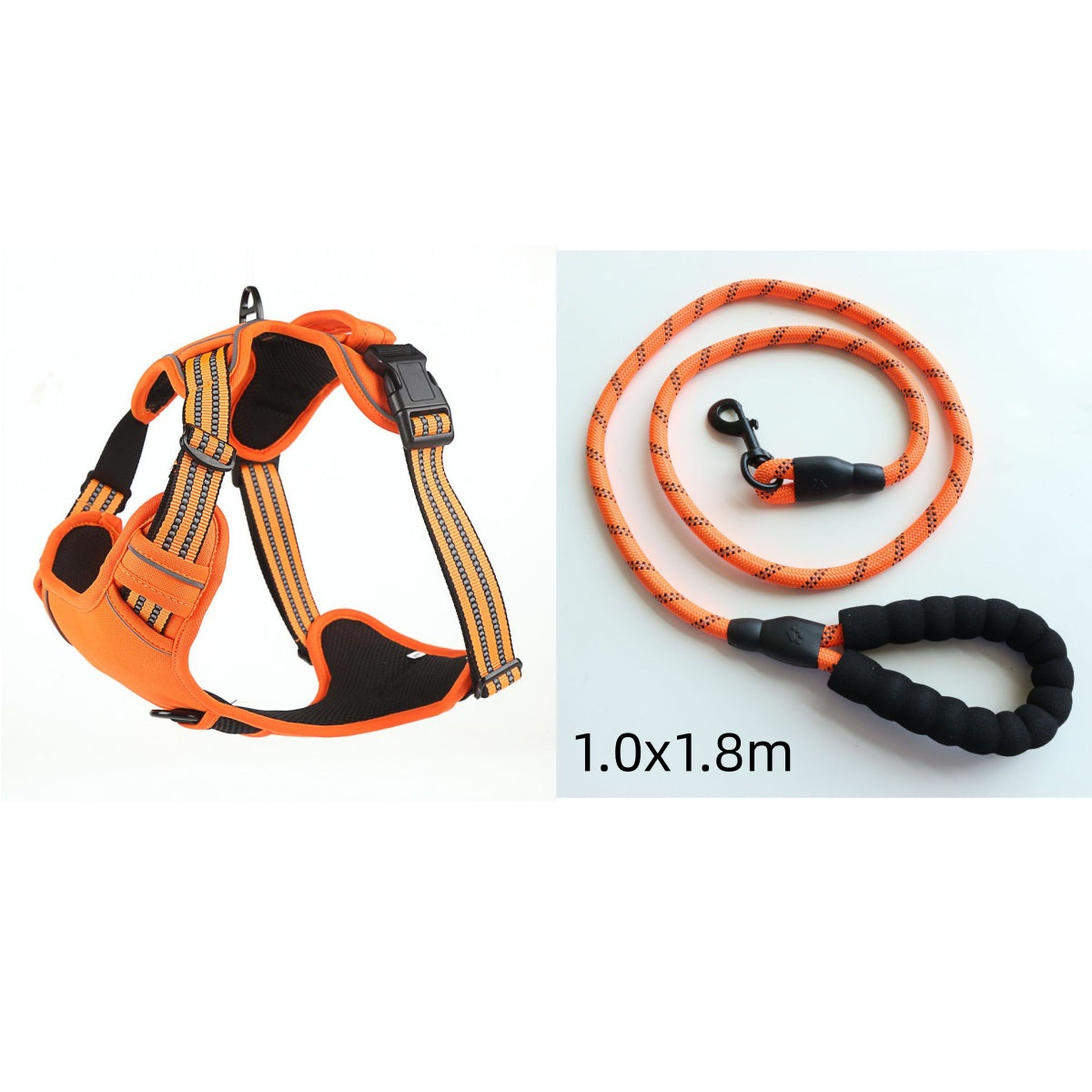 Dog Harness No Pull Breathable Reflective Pet Harness Vest - 0 - CJ