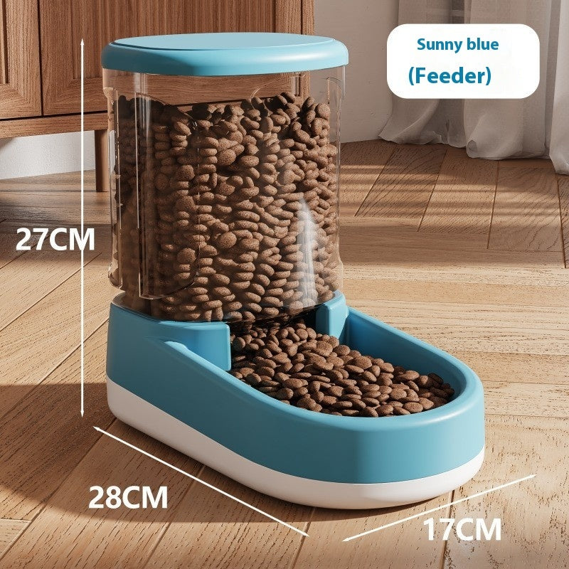 Cat Water Fountain Dog Pet Automatic Pet Feeder - 0 - CJ - Blue Feeder - CJMY207274305EV