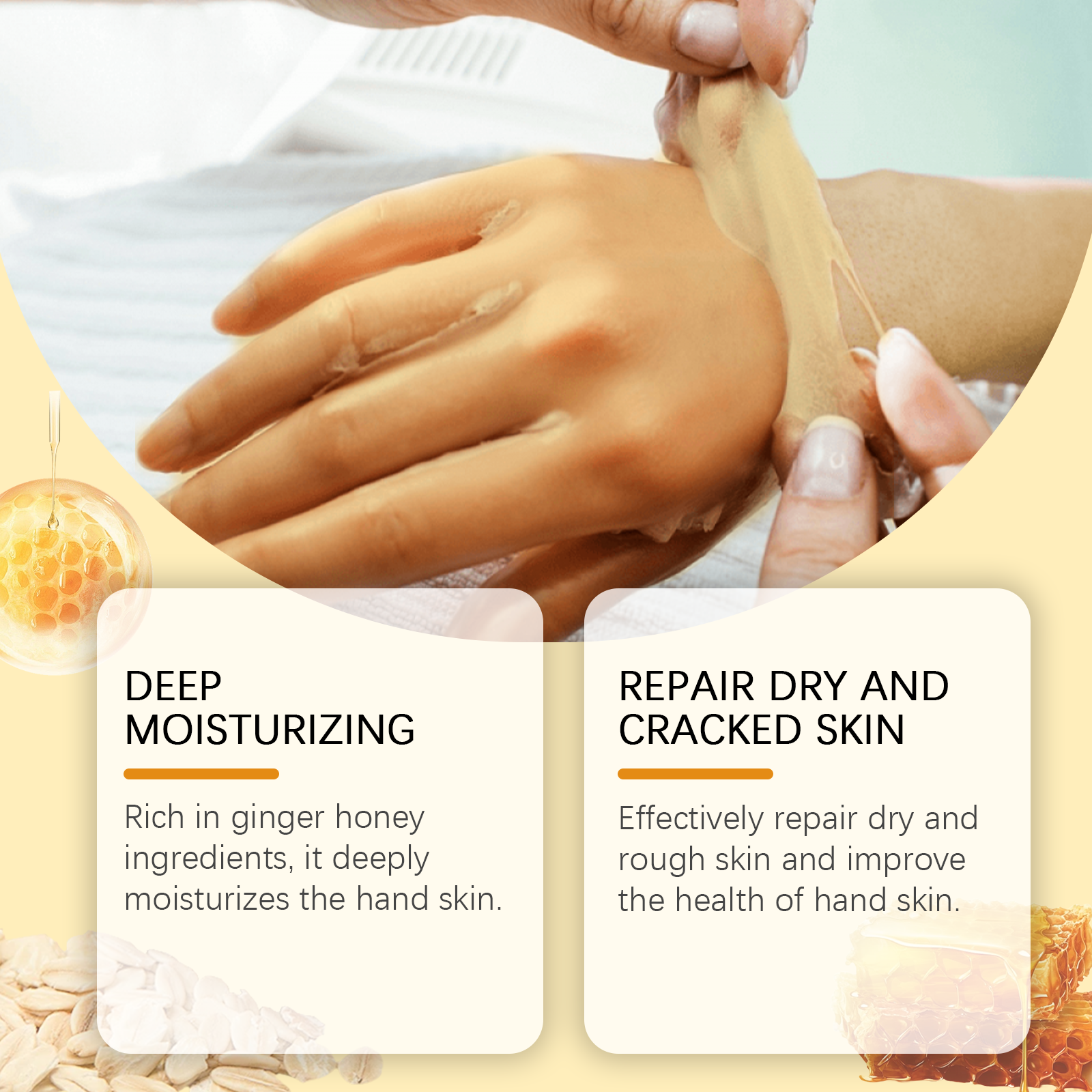 Wiyun Honey Pulling Mask Gently Cleans Dead Skin, Restores Moisture, Nourishes Delicate Hands And Feet Skin - 5 - CJ
