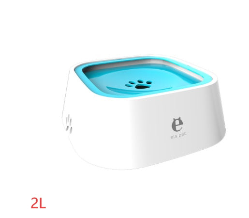 1.5L Cat Dog Water Bowl Carried Floating Bowl Anti - Overflow Slow Water Feeder Dispenser Pet Fountain ABS&PP Dog Supplies - 0 - CJ