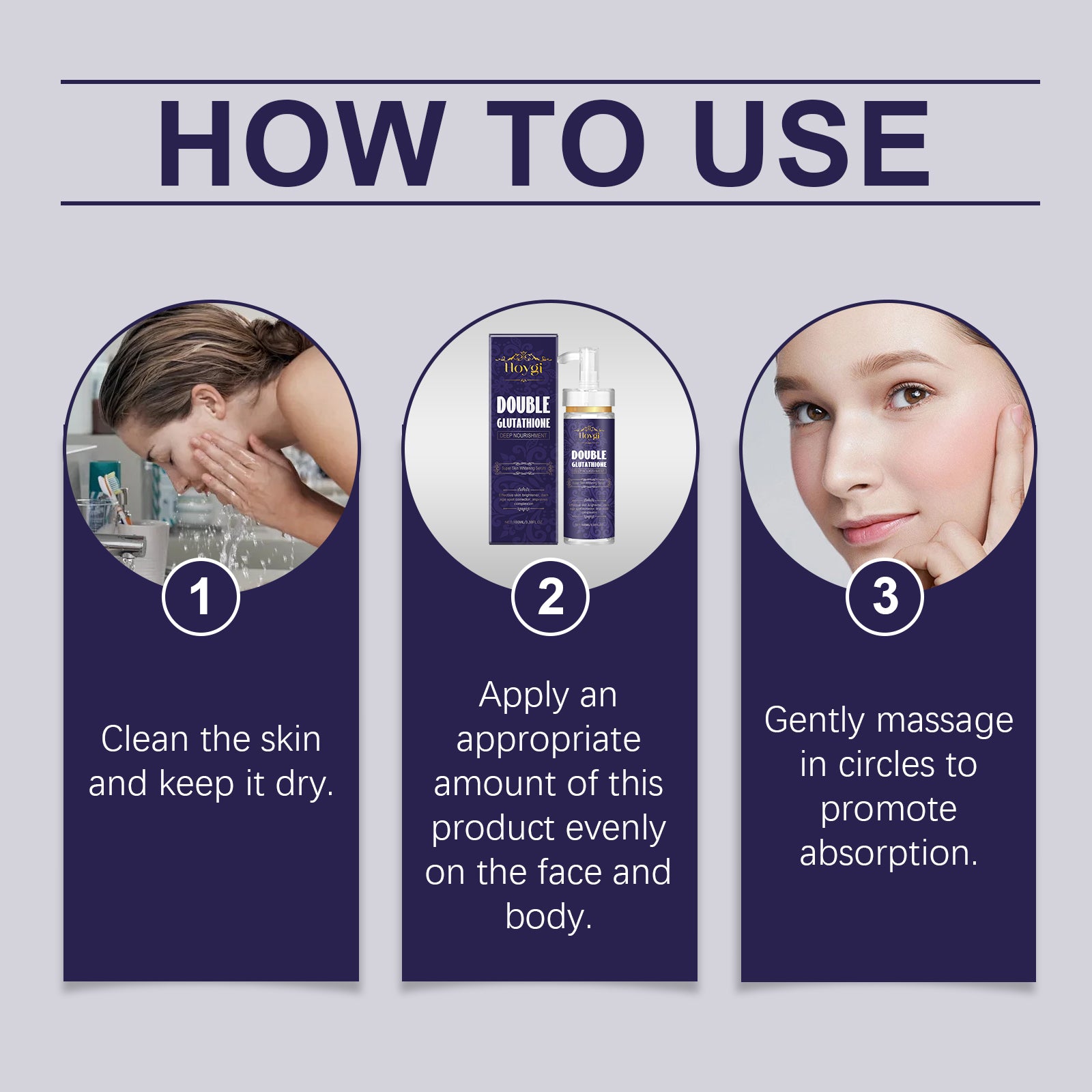 Hoygi Glutathione Essence, Hydrates And Nourishes The Facial Skin, Making It Soft, Smooth And Radiant. It Is A Daily Skin Care Essence - 5 - CJ