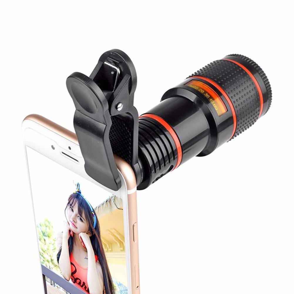 HD 8X Clip On Optical Zoom Telescope Camera Lens For Universal Mobile Cell Phone - 5 - CJ