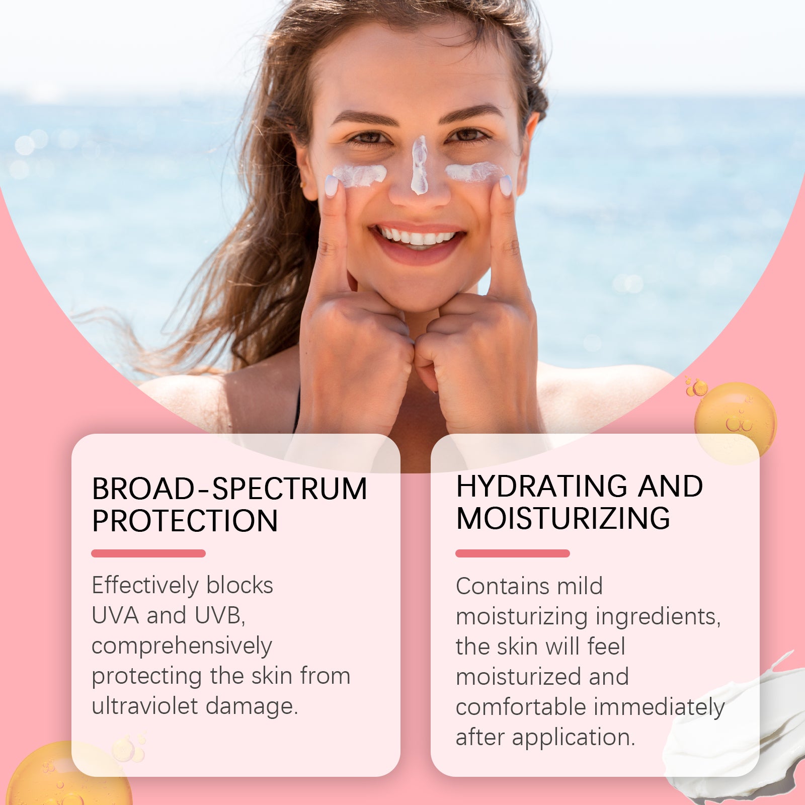 Jaysuing Protective Rods Isolate Summer Outdoor Mild Protection Skin Moisturizing, Refreshing And Non - Sticky - 5.0 - CJ