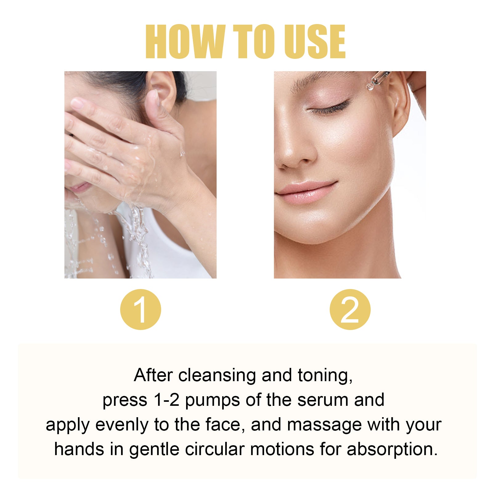 HOYGI Niacinamide Brightening Serum, Lightening Spots And Fine Lines Brightening Skin Hydrating Moisturizing Facial Treatment - 5 - CJ