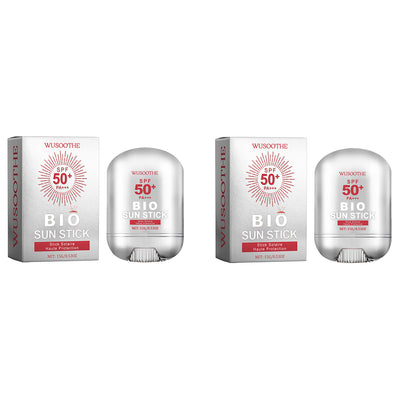 WUSOOTHE Bio Sun Stick 15g - Advanced Protection With Peptide Complex, Collagen And Hyaluronic Acid SPF50,PortableStrong UVProtection Sunscreen Stick - 5 - CJ