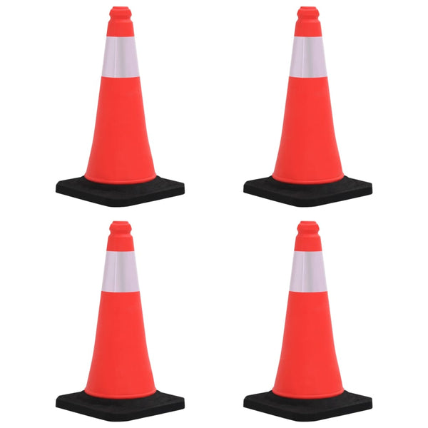 Reflective Traffic Cones with Heavy Base, 4 pcs. - 5 - CJ