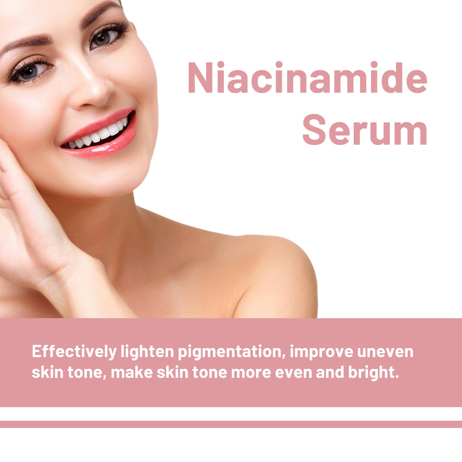 Hoygi Nicotinamide Serum Hydrates, Improves Dark, Translucent Pores, And Brighens Facial Hydrating Muscles - 5 - CJ