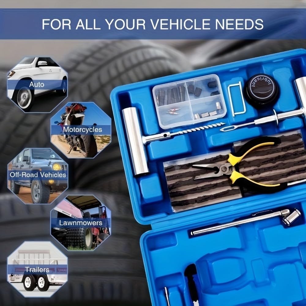 Portable Car Tire Repair Kit - 5 - cjdropshipping