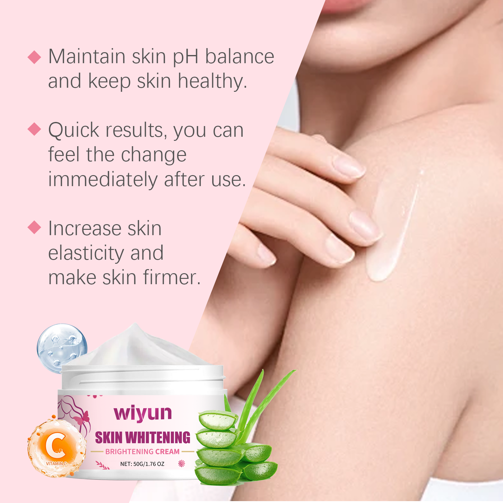 Wiyun Brightening Cream Delicate Skin Care Repair Dull, Tender And Moisturizing Skin Facial Moisturizer - 5 - CJ