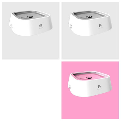 1.5L Cat Dog Water Bowl Carried Floating Bowl Anti - Overflow Slow Water Feeder Dispenser Pet Fountain ABS&PP Dog Supplies - 0 - CJ