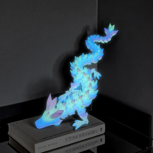 Diamond Pattern Dragon Realistic Brick Texture Cute And Easy To Store Home Decoration Collection Ornaments Suitable For Dinosaur Lovers - 5 - CJ