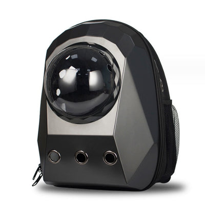 Cat Carrier Bags Breathable Pet Carriers Dog Cat Backpack Travel Space Capsule Cage Pet Transport Bag Carrying Portable Outdoor - 0 - CJ - Black - Small - CJMY139217505EV