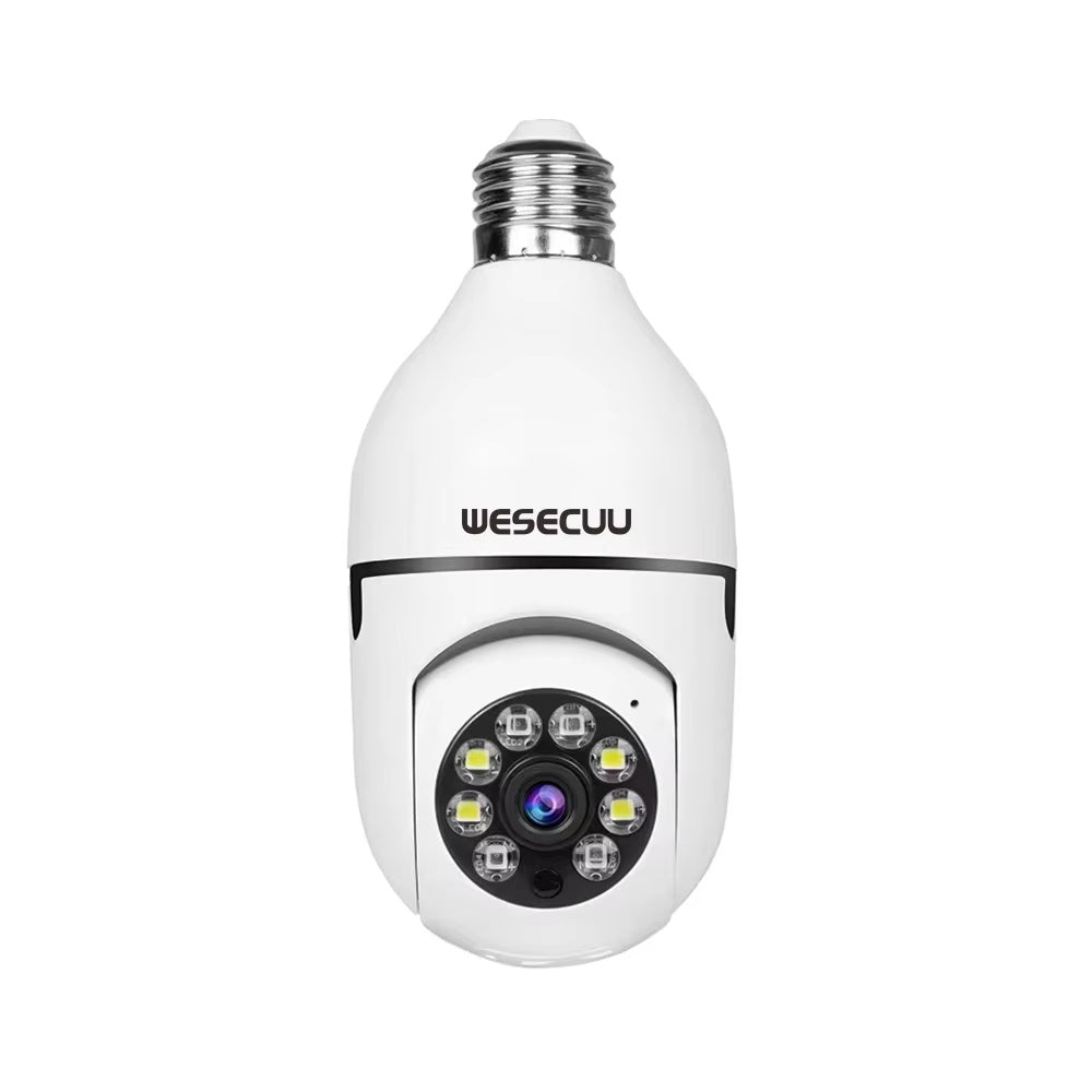 Smart Home Security PTZ Camera Wireless Lights 360 Degree Night Vision Surveillance Remote View CCTV Security WIFI Light Bulb Camera - 5 - CJ