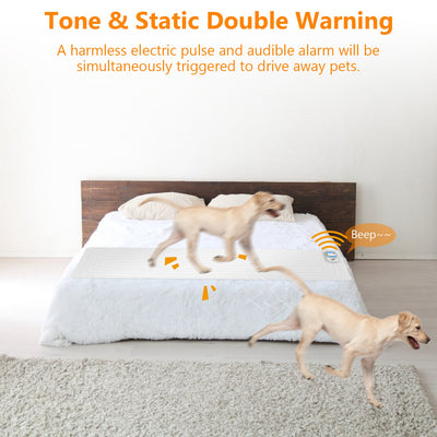 1Pc Electronic Pet Training Mat Indoor Safe Shock Training Pad For Dogs Cats Pet Barrier 60x12in With 3 Training Modes - 5 - CJ