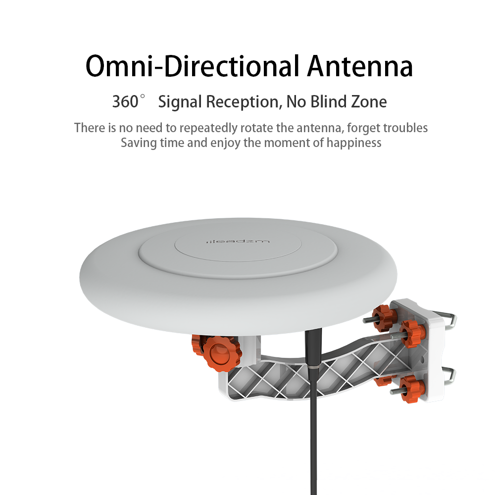 TA - A1 360 Degree Steering TV Antenna UV Dual Band 47 - 860 MHz 15 - 18dB HD Outdoor, Forbidden Platform - Walmart, Amazon - 5 - CJ