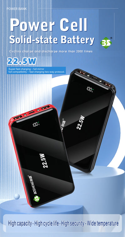 Portable Power Bank  Fast Charging Universal Battery Pack For IPhone, Android & All Devices, Compact & Lightweight,  Travel - Friendly - 5 - CJ