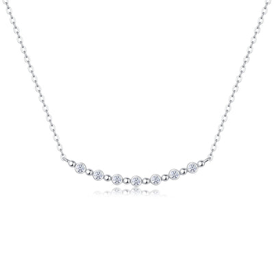 1White Moon And Stars - A Fashionable And Luxurious Diamond Jewelry Pendant Set With Moissanite S925 Sterling Silver And Platinum Plating Prohibit TikTok sales - 5 - cj