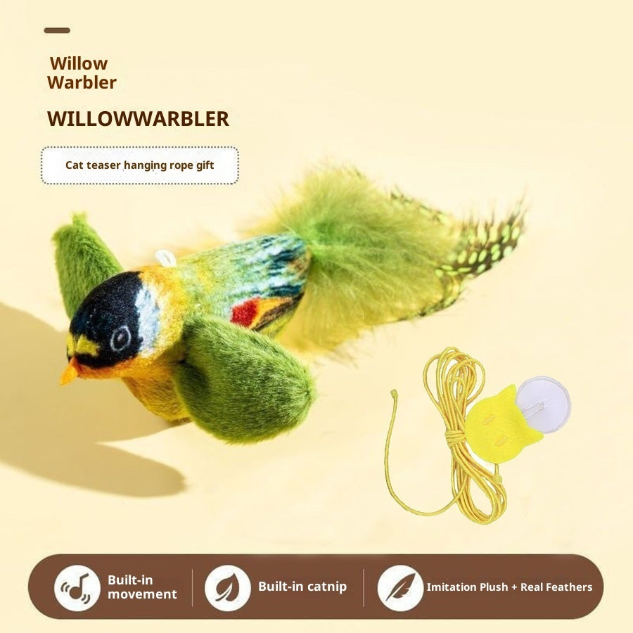 Vocal Simulation Squeaky Bird Cat Toy For Self - amusement - 0 - CJ