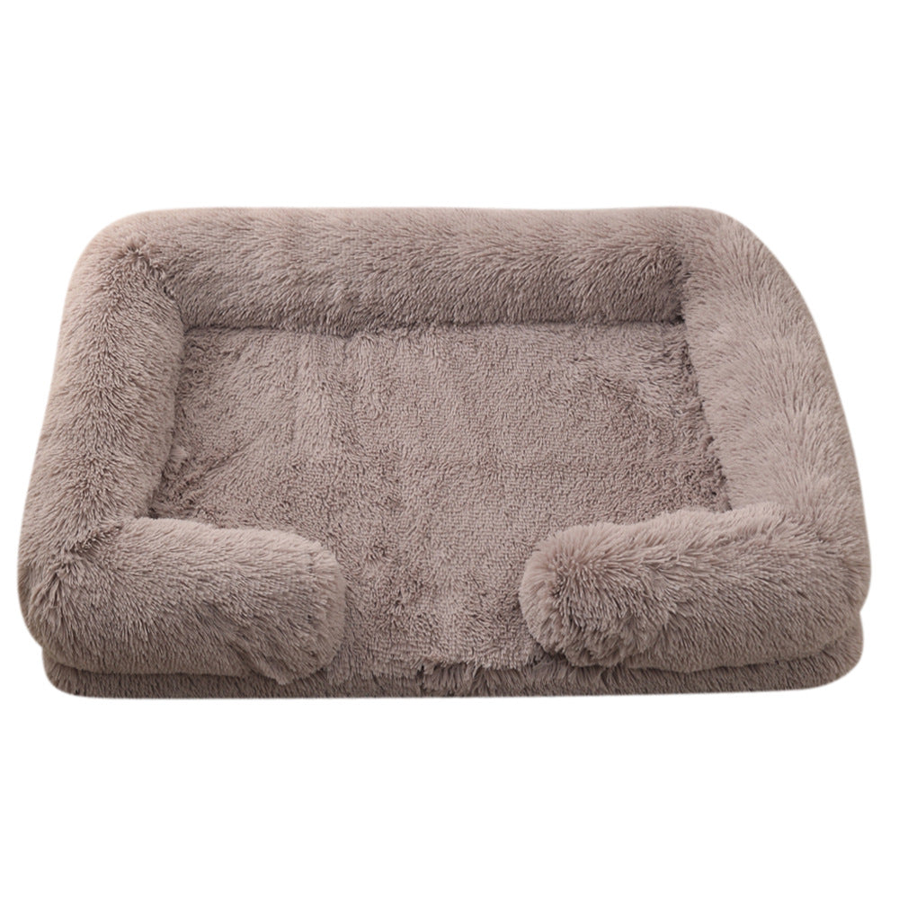 Plush Round Pet Bed Dog Bed Winter - 0 - CJ