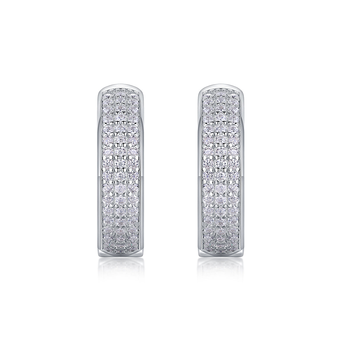 1Years - Fashionable Earrings And Stud Jewelry Set With Moissanite S925 Sterling Silver And Platinum - plated Diamonds Prohibit TikTok sales - 5 - cjdropshipping