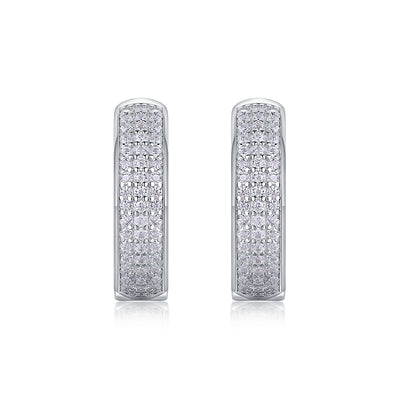 1Years - Fashionable Earrings And Stud Jewelry Set With Moissanite S925 Sterling Silver And Platinum - plated Diamonds Prohibit TikTok sales - 5 - cjdropshipping